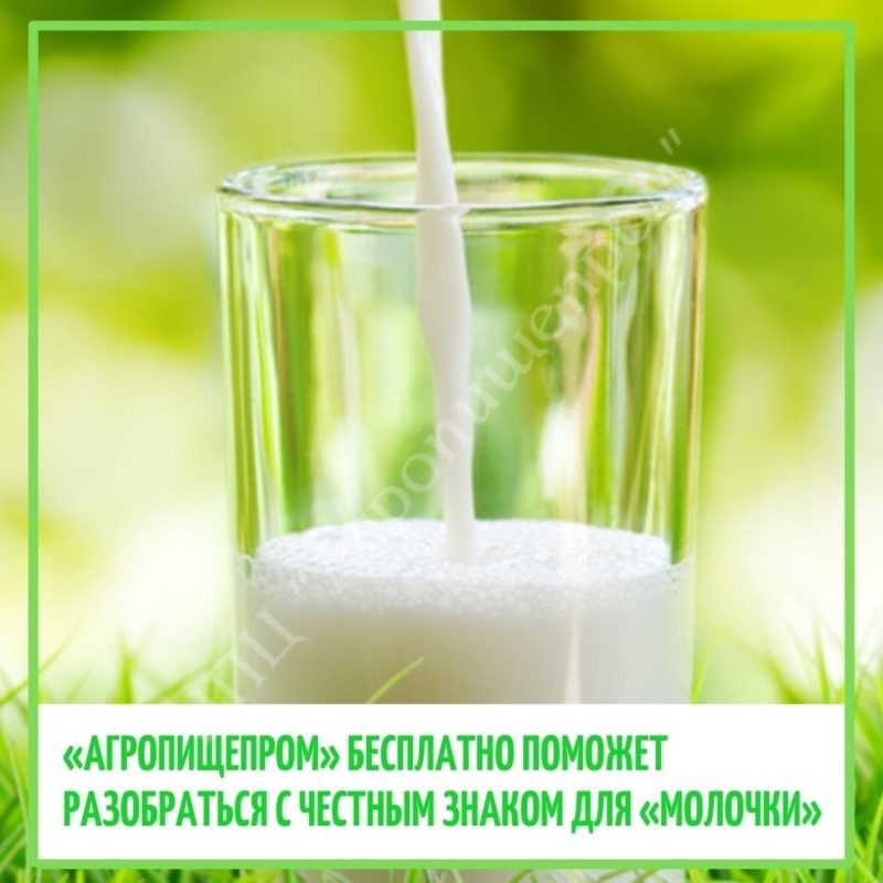 «Агропищепром» бесплатно поможет разобраться с Честным знаком для «молочки»